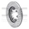 Dynamic Friction Co Brake Rotor Drilled And Slotted Silver, 631-48049R 631-48049R - alternate 5